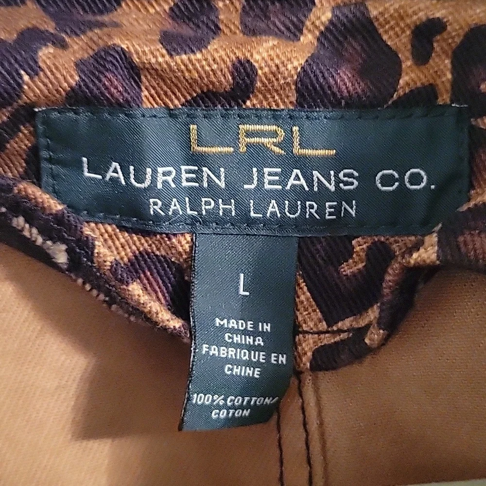 Lauren Ralph Lauren Leopard Print Pea Coat in Brown and Black - Picture 5 of 7